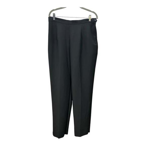 DANIELLE BERNSTEIN PANTS BLACK SIZE 16  but fits more like size large - Picture 1 of 10